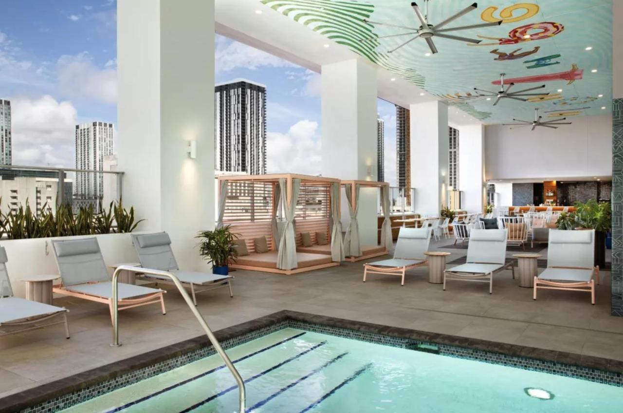 Comfortable Studio With King Bed And Queen Sofa-Bed Miami Exterior photo